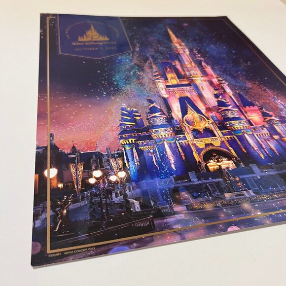 Walt Disney World 50th Anniversary Iridescent Poster Print - Picture 6 of 8